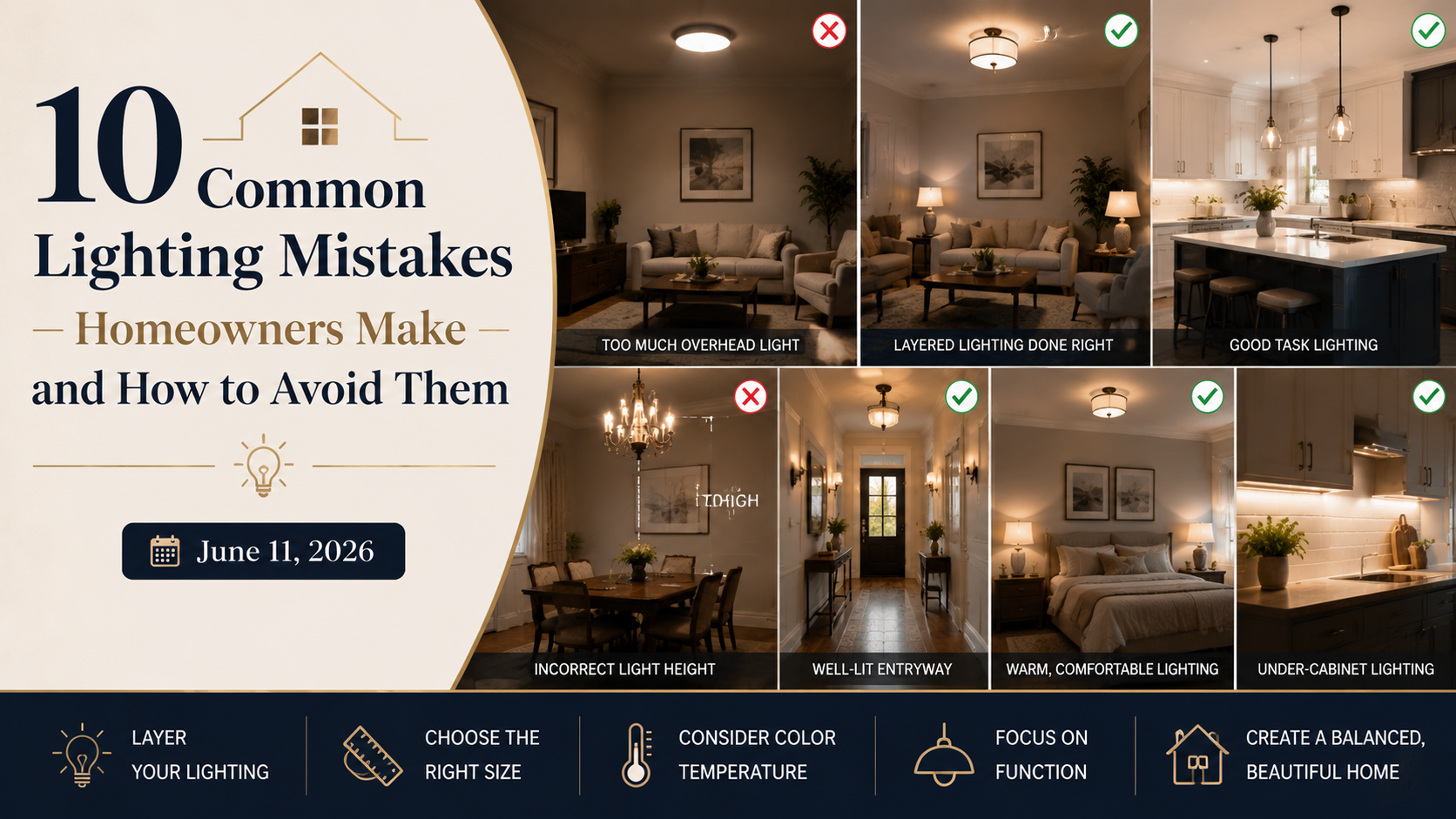10 Common Lighting Mistakes Homeowners Make and How to Avoid Them