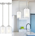 2-Pack Matte Black Farmhouse Pendant Lights for Kitchen Island